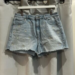 American Eagle Outfitters Light Blue Denim Shorts